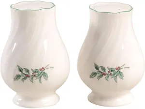 Nikko Ceramics Happy Holidays Salt-and-Pepper Set