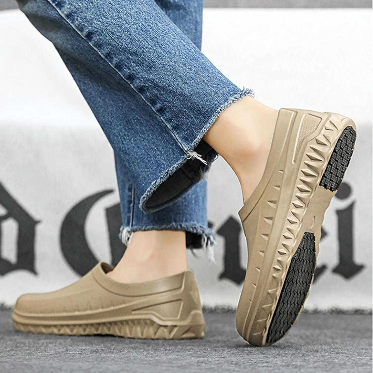 Non Slip Chef Clogs for Women Men, Comfort Kitchen Work Shoes, Lightweight & Waterproof, Zapatos para Cocina para Mujer