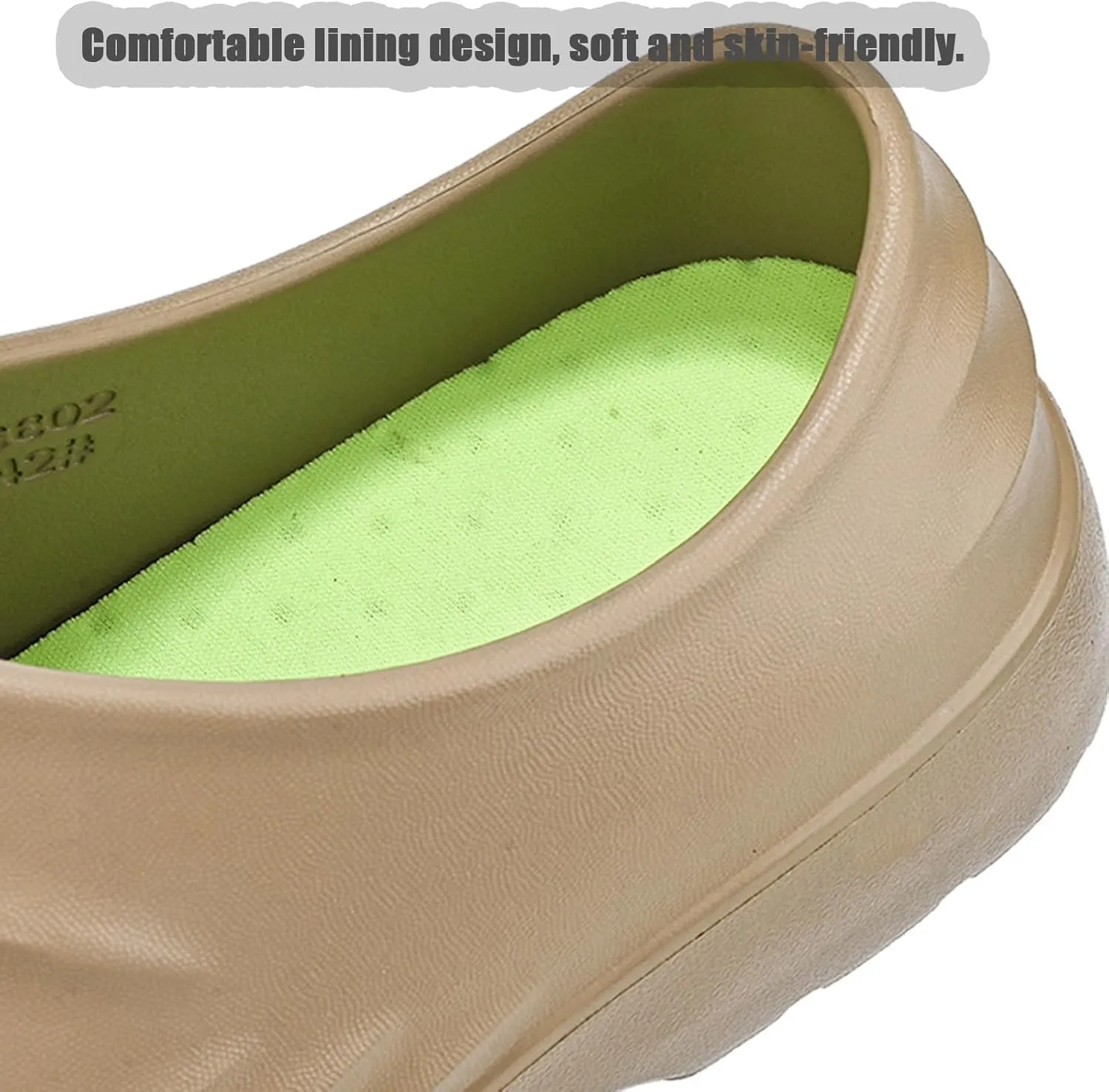 Non Slip Chef Clogs for Women Men, Comfort Kitchen Work Shoes, Lightweight & Waterproof, Zapatos para Cocina para Mujer