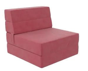 Novogratz The Flower Microfiber Modular Chair & Lounger - Pink|Fauteuil modulaire et chaise longue The Flower de Novogratz en microfibre - rose