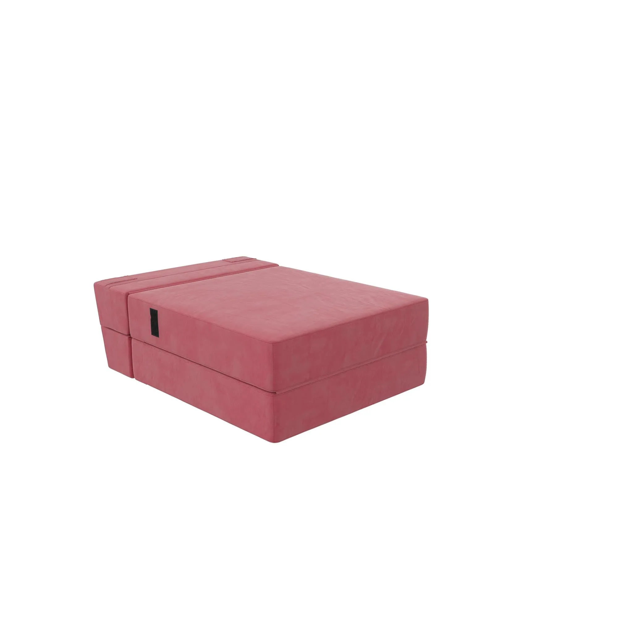 Novogratz The Flower Microfiber Modular Chair & Lounger - Pink|Fauteuil modulaire et chaise longue The Flower de Novogratz en microfibre - rose