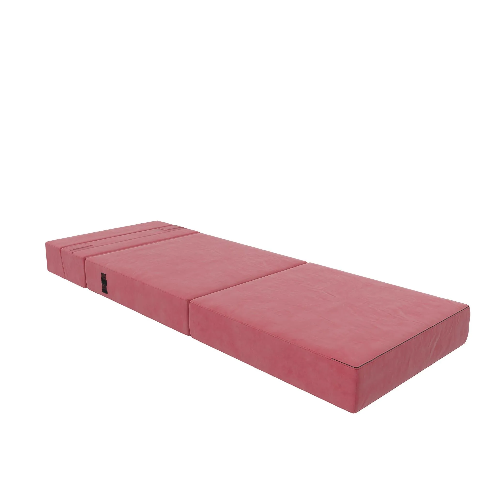 Novogratz The Flower Microfiber Modular Chair & Lounger - Pink|Fauteuil modulaire et chaise longue The Flower de Novogratz en microfibre - rose