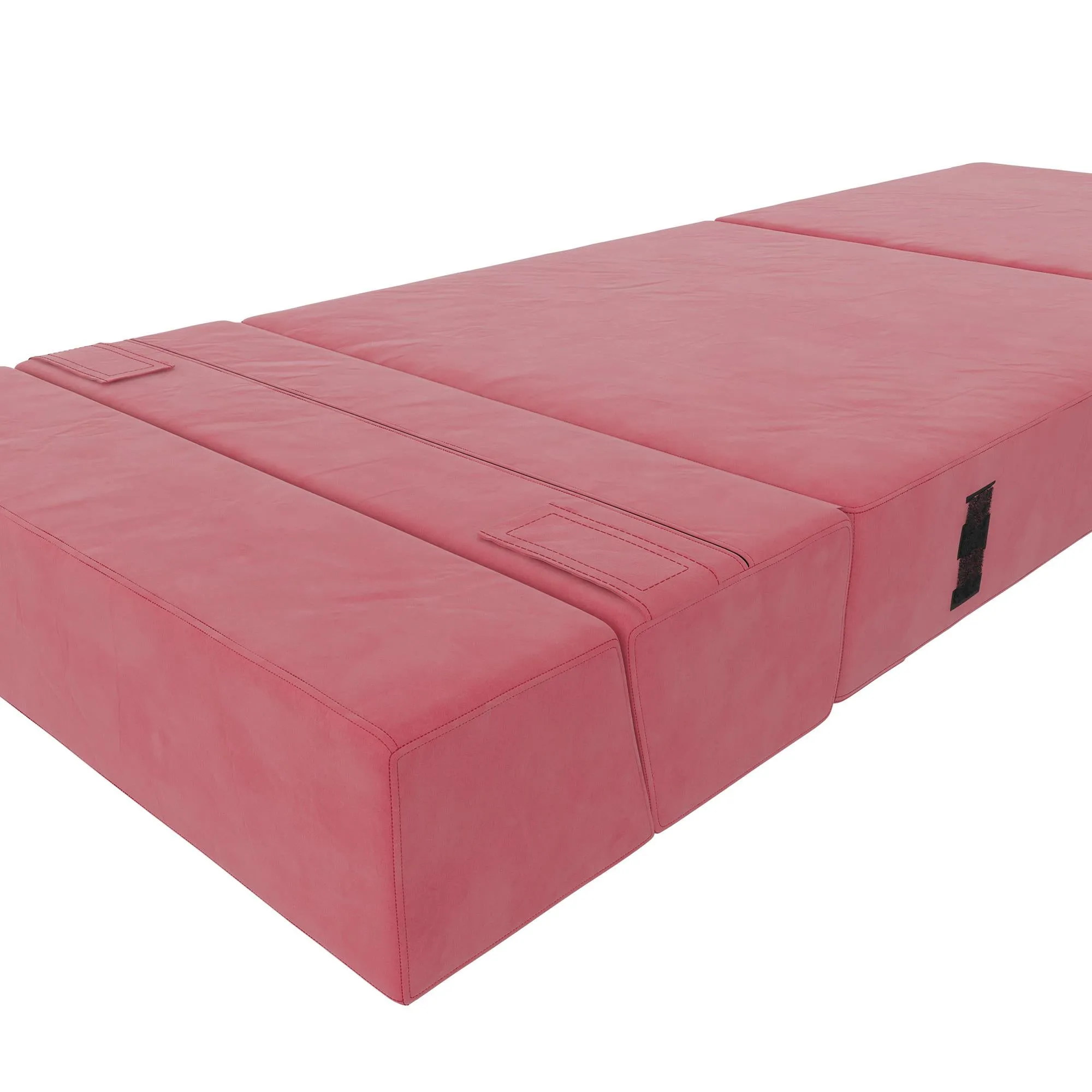 Novogratz The Flower Microfiber Modular Chair & Lounger - Pink|Fauteuil modulaire et chaise longue The Flower de Novogratz en microfibre - rose