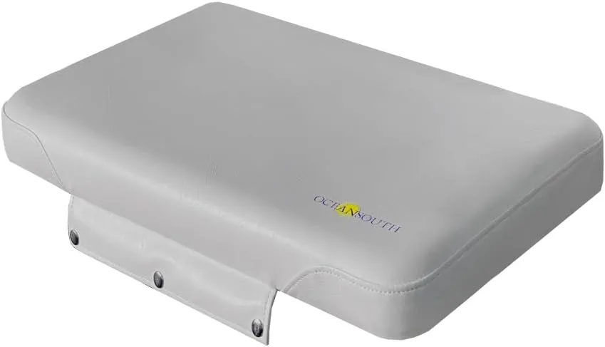 Oceansouth Seat Cushions for Yeti Coolers (Press Stud Fittings) (Gray, YETI 65) Camping yeti seat Cushion Handle Beach Chair ice Box chests and Coolers Foam Cooler Boat Seats