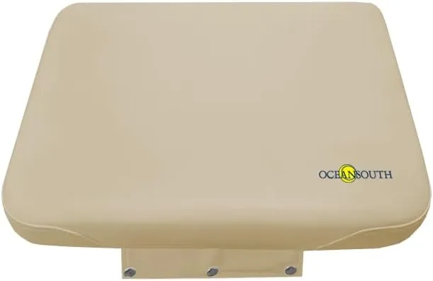 Oceansouth Seat Cushions for Yeti Coolers (Press Stud Fittings) (Tan, YETI 35) Camping yeti seat Cushion Handle Beach Chair ice Box chests and Coolers Foam Cooler Boat Seats