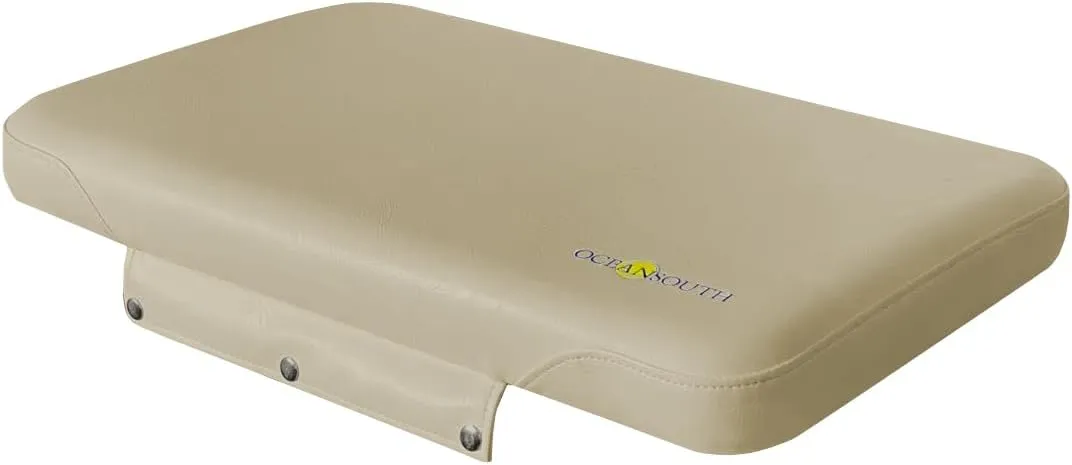 Oceansouth Seat Cushions for Yeti Coolers (Press Stud Fittings) (Tan, YETI 35) Camping yeti seat Cushion Handle Beach Chair ice Box chests and Coolers Foam Cooler Boat Seats