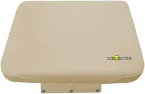Oceansouth Seat Cushions for Yeti Coolers (Press Stud Fittings) (Tan, YETI 35) Camping yeti seat Cushion Handle Beach Chair ice Box chests and Coolers Foam Cooler Boat Seats