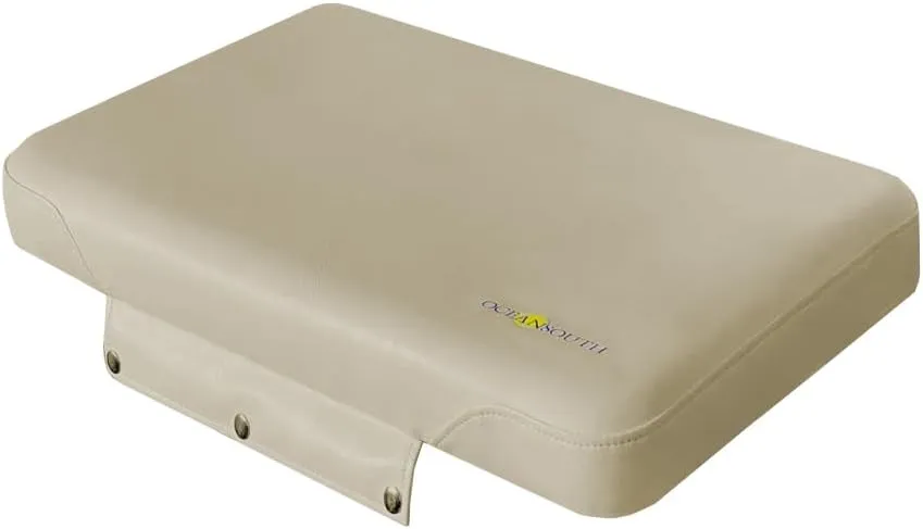 Oceansouth Seat Cushions for Yeti Coolers (Press Stud Fittings) (Tan, YETI 35) Camping yeti seat Cushion Handle Beach Chair ice Box chests and Coolers Foam Cooler Boat Seats