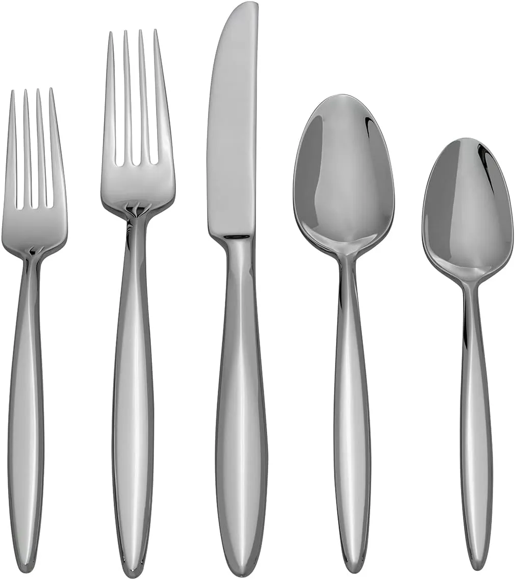 Oneida T1001020Al20 Tweak 20 Piece Fine Flatware Set, Service For 4