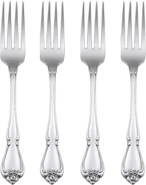 Oneida True Rose Dinner Fork, Set of 4