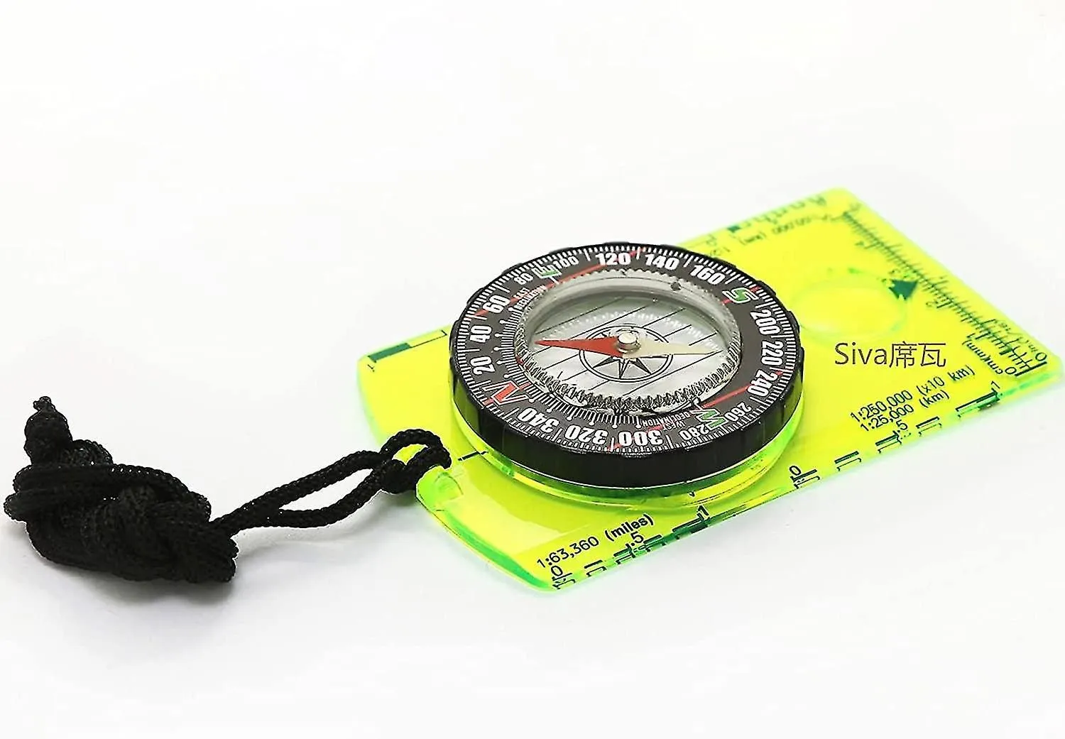 Orienteering Green Acrylic Compass For Navigation And Hiking