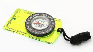 Orienteering Green Acrylic Compass For Navigation And Hiking