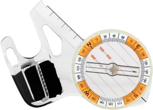 Orienteering Thumb Compass Basic Aim Elite Training Competition Race Compass for Outdoors Sports Foot Cross-Country Directional Movement Match Tournament Contest Athletics Student Kid