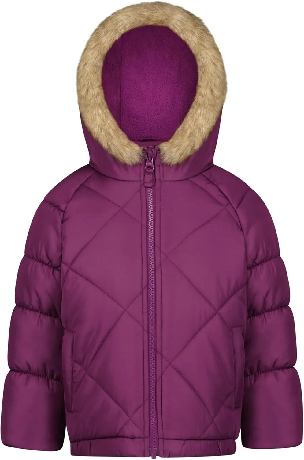 Osh Kosh Girls' Ski Jacket and Snowbib Snowsuit Outfit Set