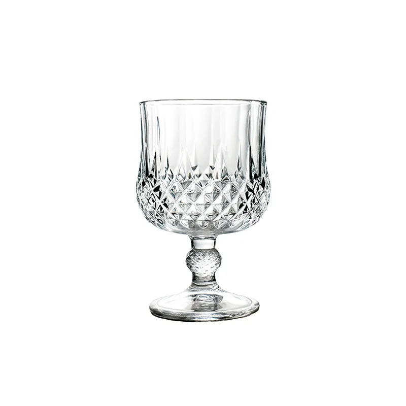 Oslo 2PCS Vintage Diamond Glass Stemware Set 200ml