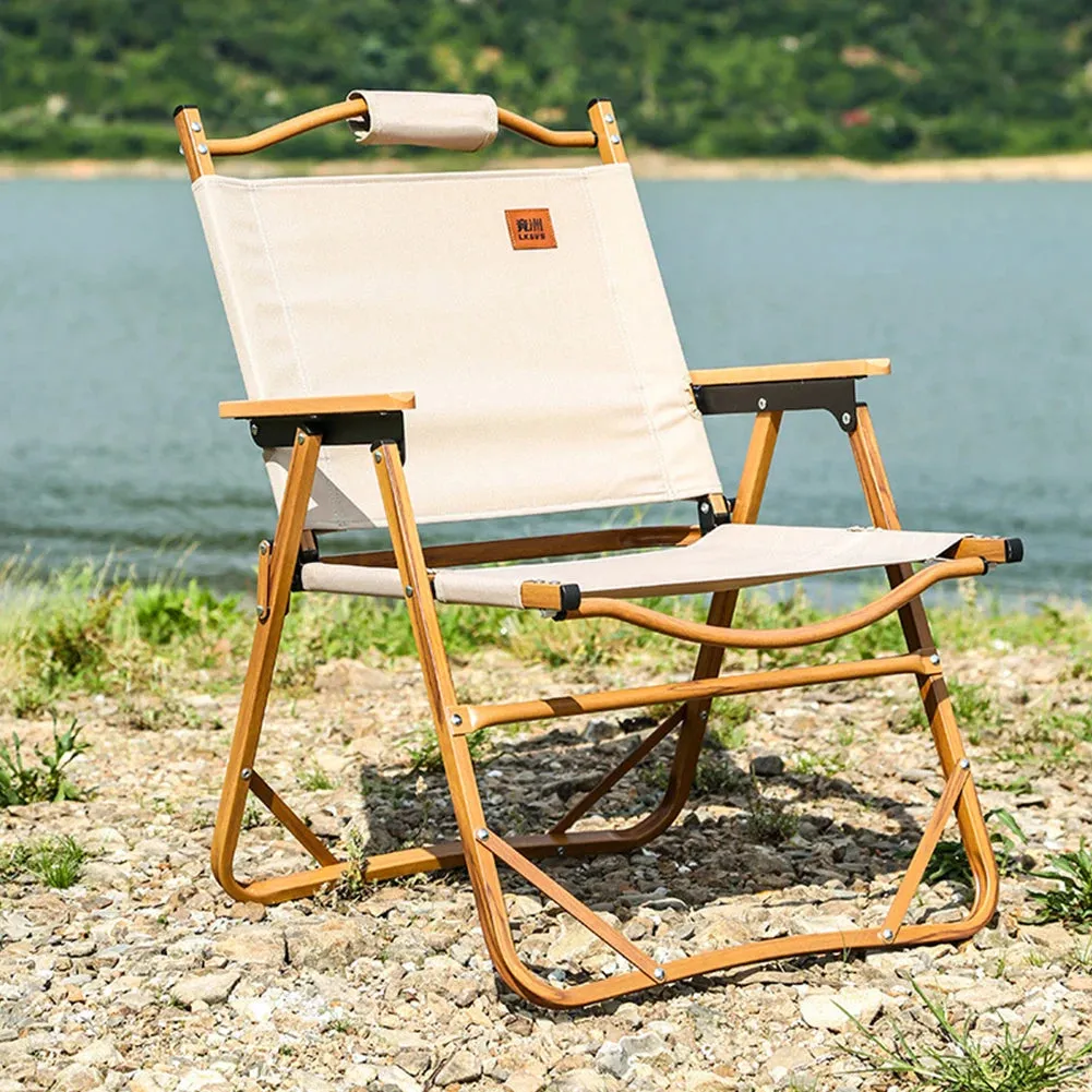 Outdoor Folding Portable Camping Table and Chair Set, Picnic Fishing Chair, Ultra-Light Oxford Cloth Beach Bench