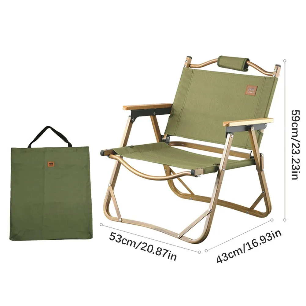 Outdoor Folding Portable Camping Table and Chair Set, Picnic Fishing Chair, Ultra-Light Oxford Cloth Beach Bench