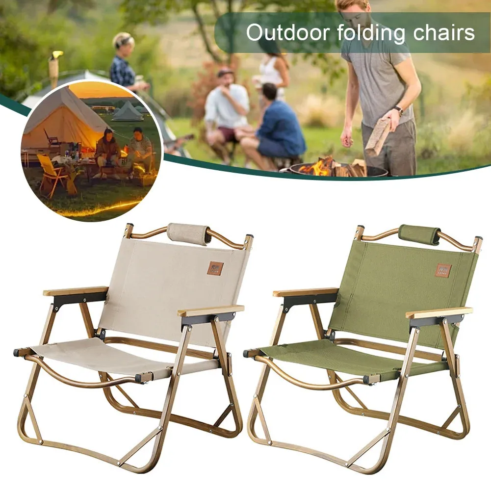 Outdoor Folding Portable Camping Table and Chair Set, Picnic Fishing Chair, Ultra-Light Oxford Cloth Beach Bench