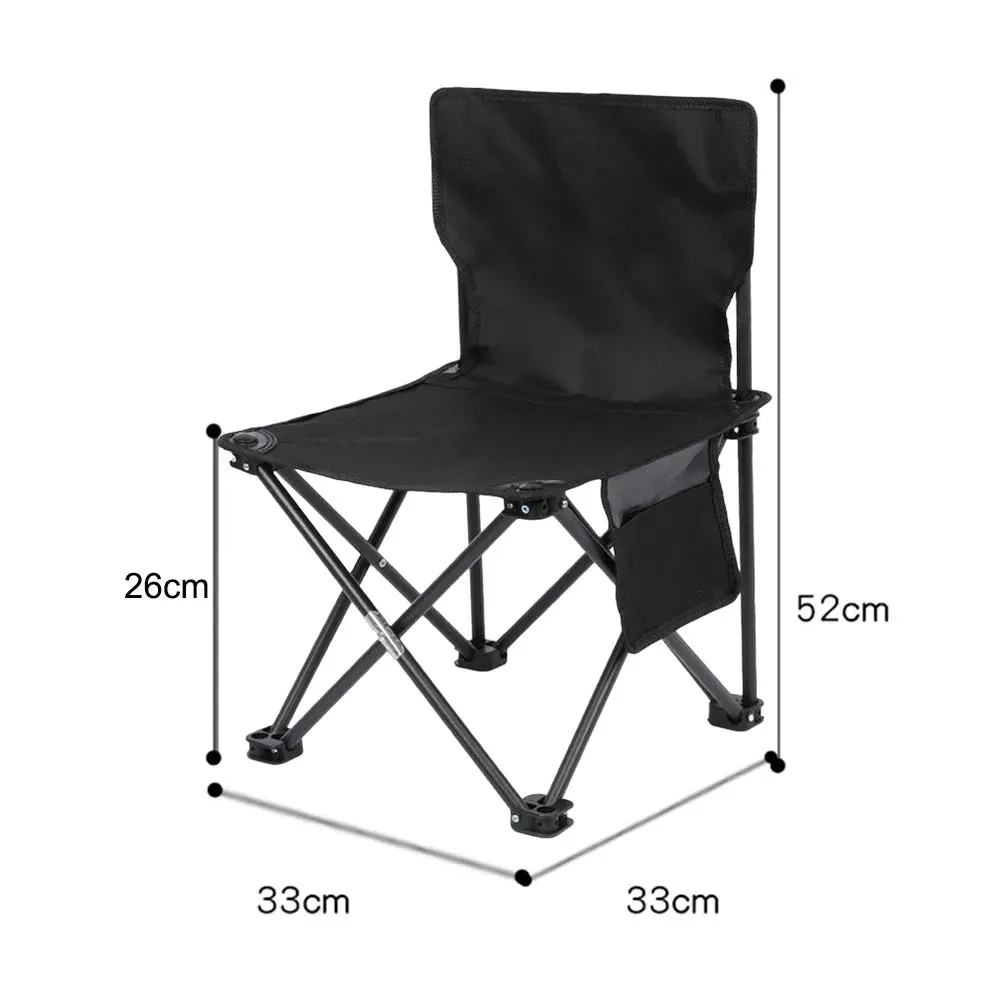 Outdoor Folding Portable Camping Table and Chair Set, Picnic Fishing Chair, Ultra-Light Oxford Cloth Beach Bench