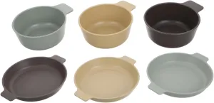Outdoor Picnic Essential Unbreakable Reusable Dinnerware Set Dinnerware Portable Bowl Plate Set Blue Dinnerware Set Green Dishwasher Safe
