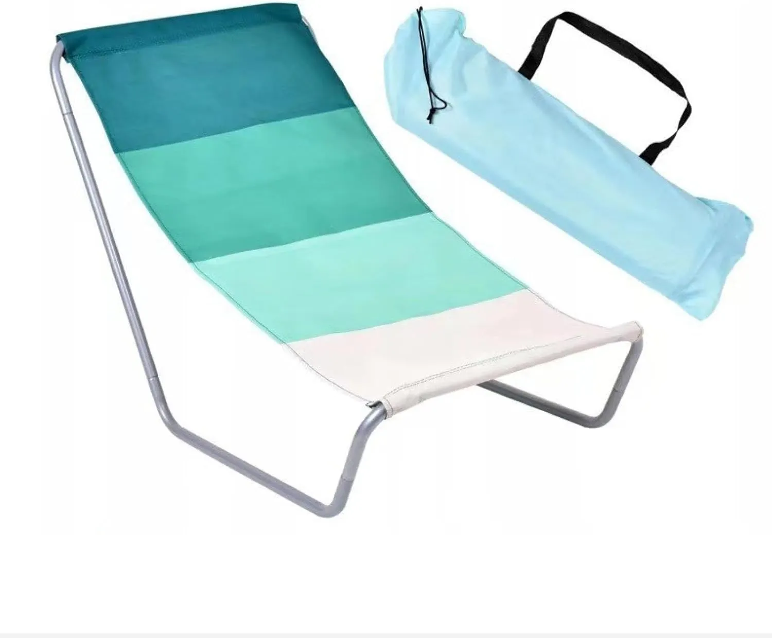 Outdoor Portable, Ultra-Light Folding Camping Beach Lounger, Simple nap Bed Chair, Small Hammock