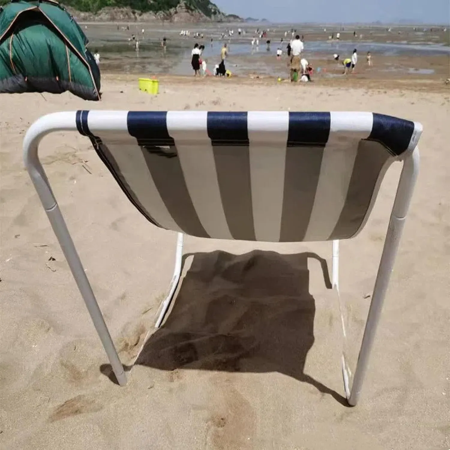 Outdoor Portable, Ultra-Light Folding Camping Beach Lounger, Simple nap Bed Chair, Small Hammock