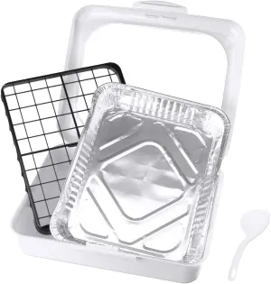 Outdoor Tableware Set Camping Traveling Picnic Box Food Carrier BBQ Tools