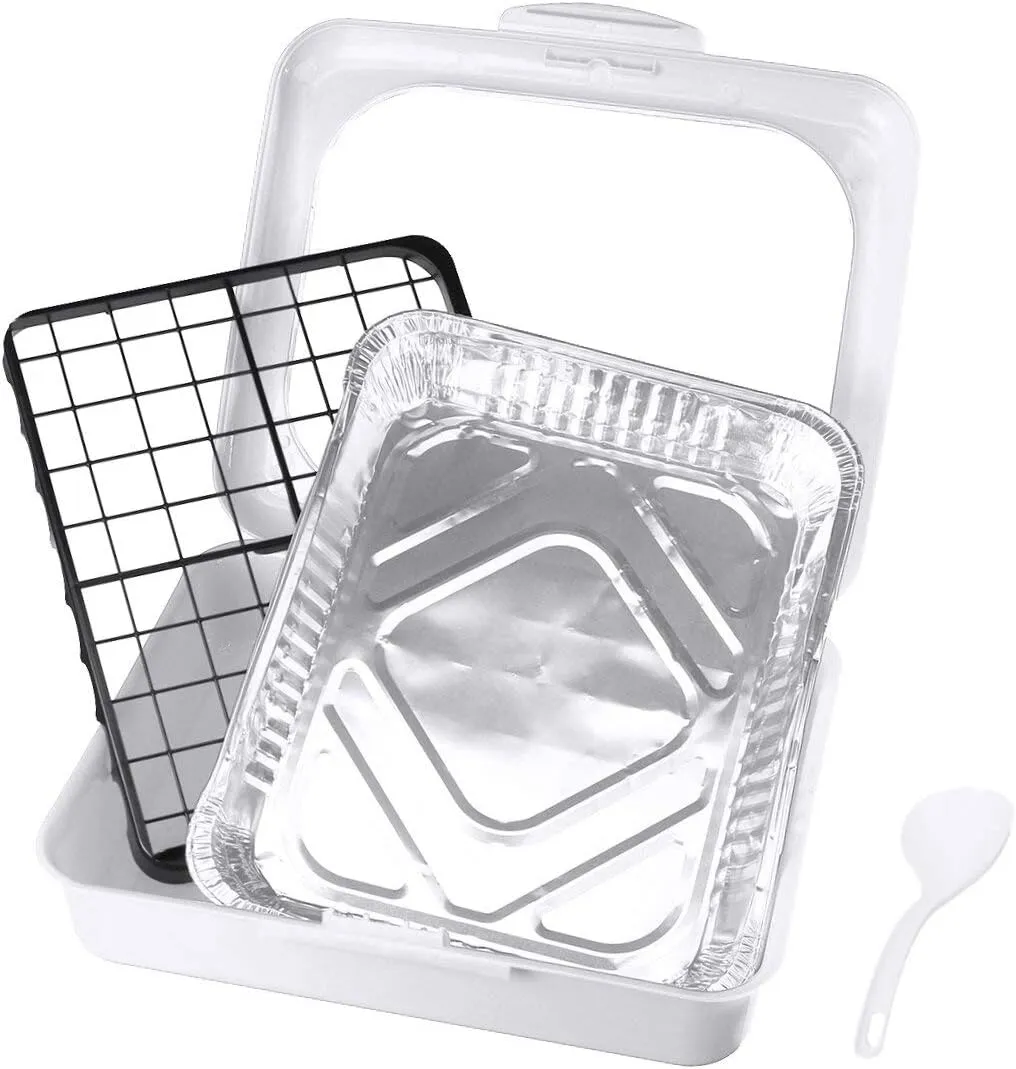 Outdoor Tableware Set Camping Traveling Picnic Box Food Carrier BBQ Tools