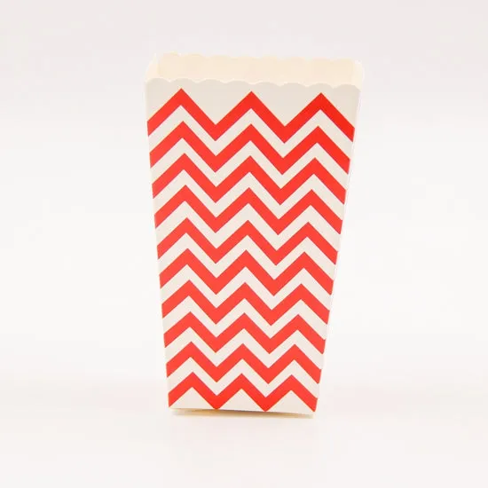 Paper Popcorn Boxes Set