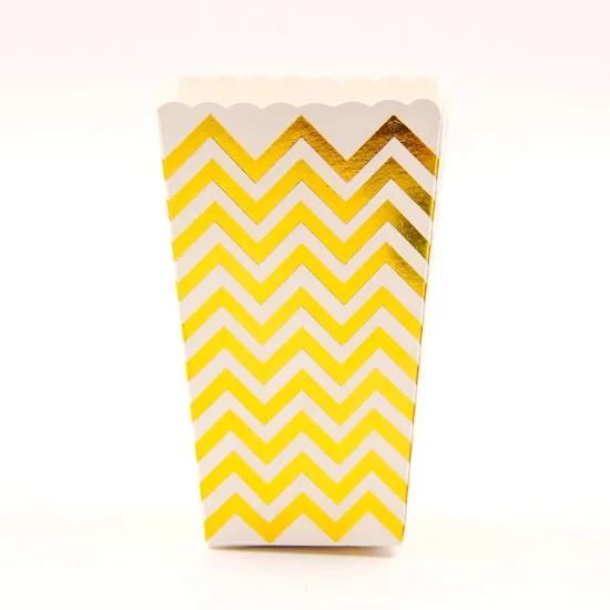 Paper Popcorn Boxes Set