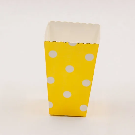 Paper Popcorn Boxes Set