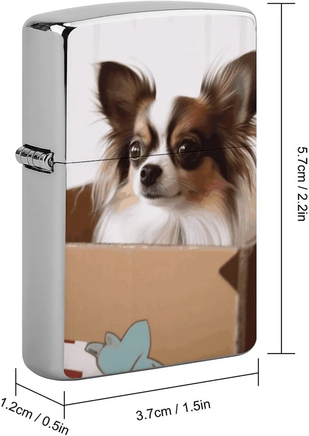 Papillon in The BoxLighter Case Waterproof Lighter Sleeve Lighters Protective Cover with Graffiti Design