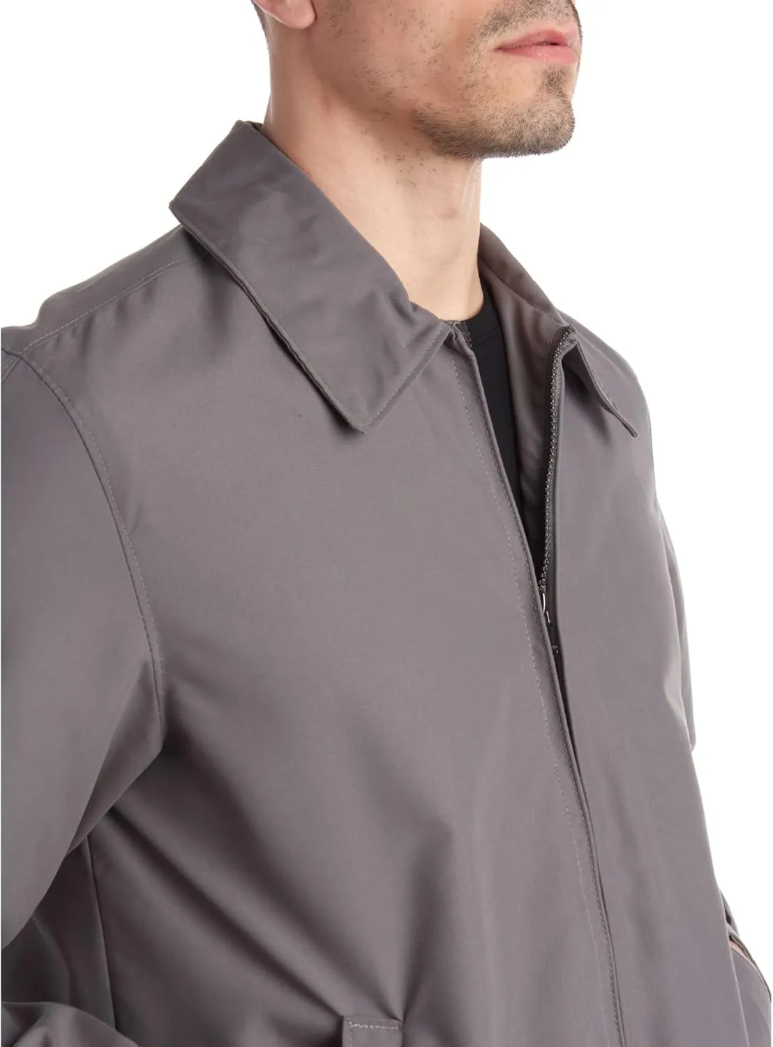 Perry Ellis Golf Jacket – Microfiber Lightweight Jacket Waterproof Full Zip Golf Windbreaker For Men (Sizes S–3XL)