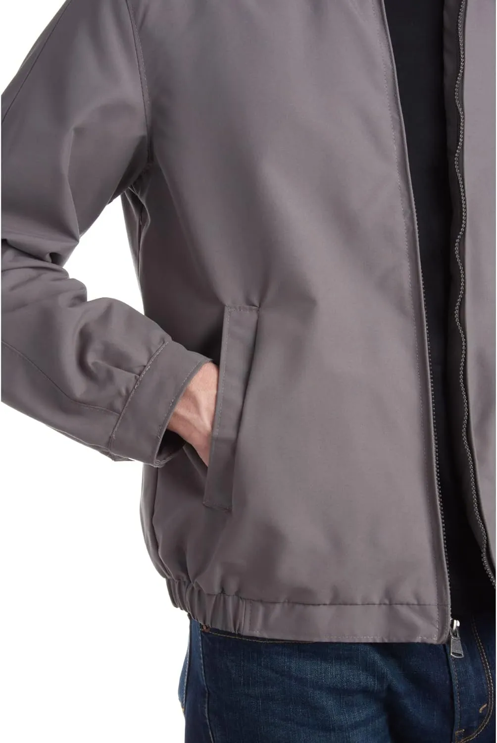 Perry Ellis Golf Jacket – Microfiber Lightweight Jacket Waterproof Full Zip Golf Windbreaker For Men (Sizes S–3XL)