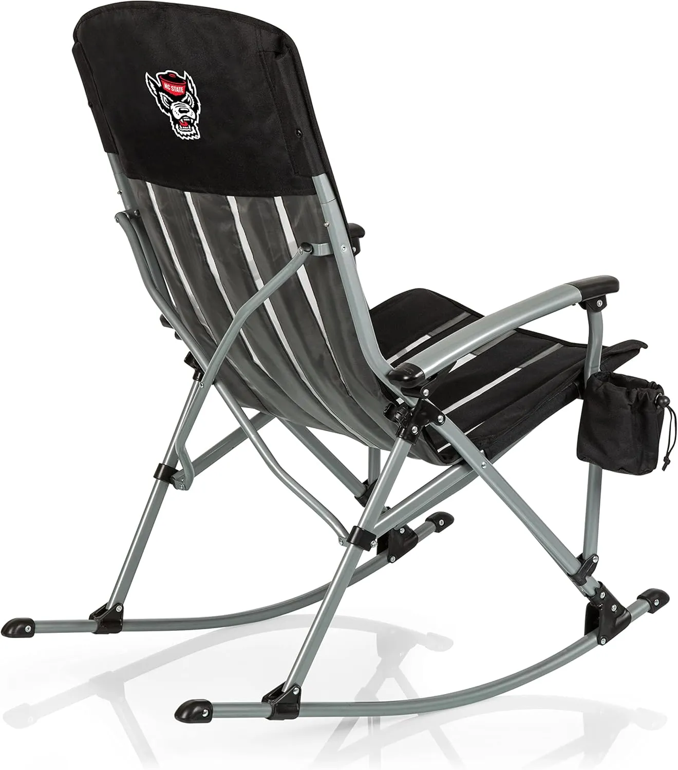 PICNIC TIME NCAA Outdoor Rocking, XL Heavy Duty Camping Chair for Adults