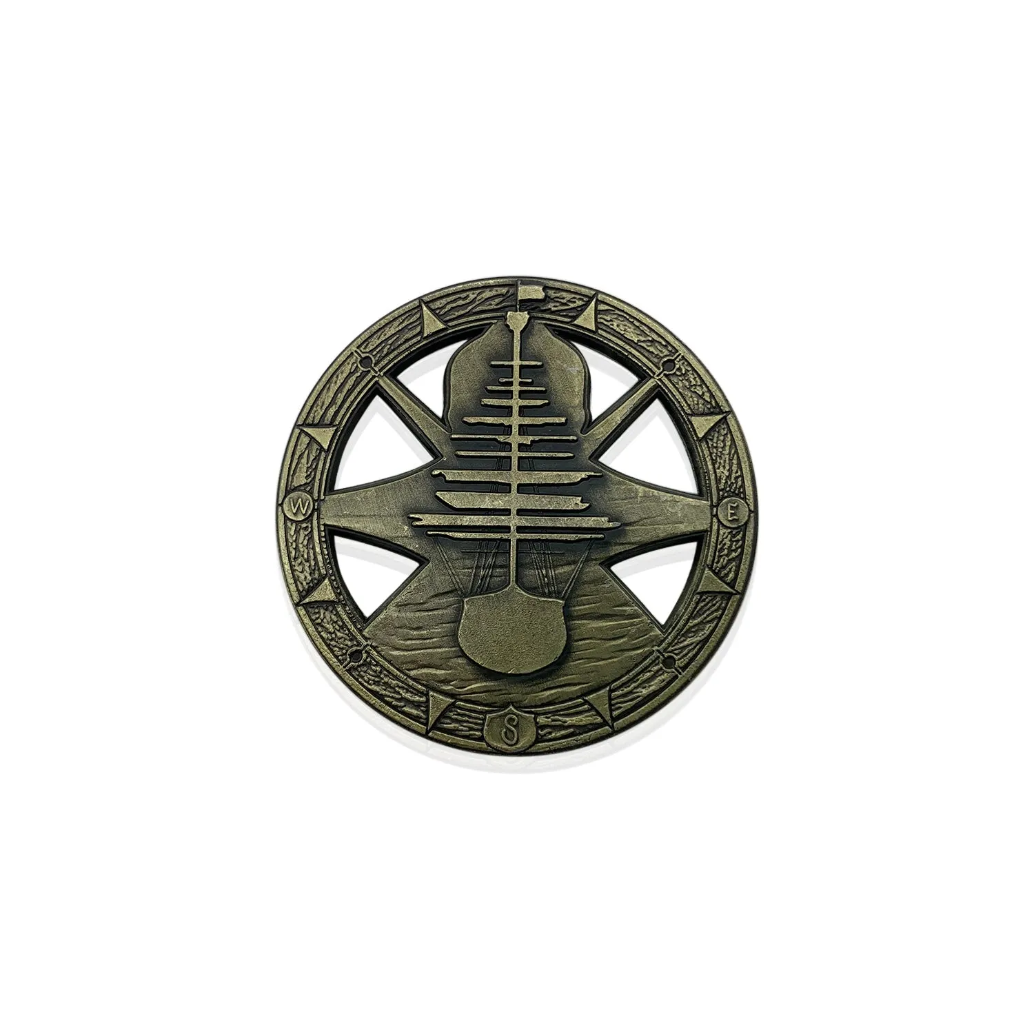 Pirate Compass Rose 50mm Metal