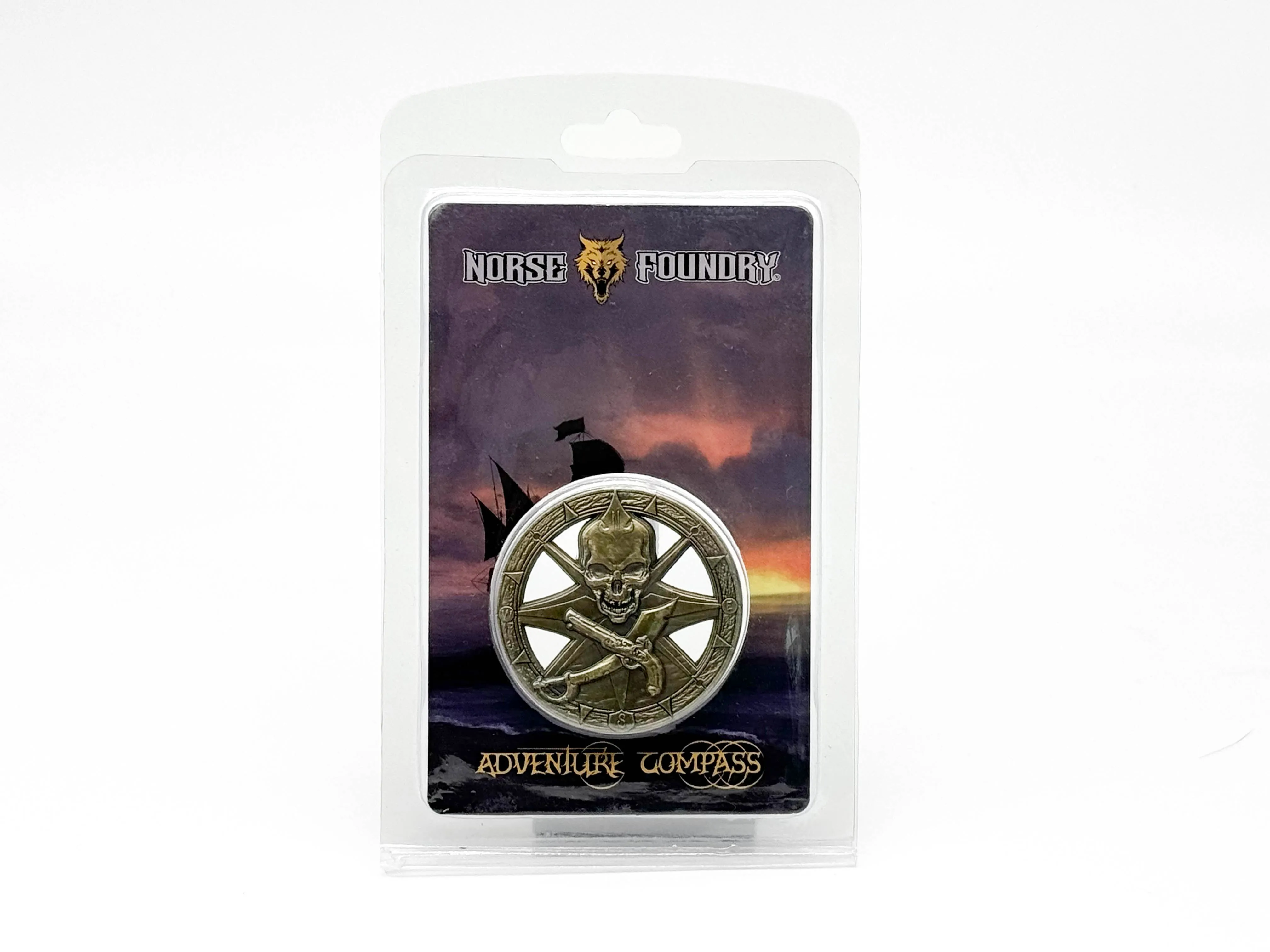Pirate Compass Rose 50mm Metal