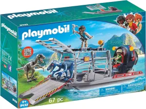 PLAYMOBIL Enemy Airboat with Raptor Building Set