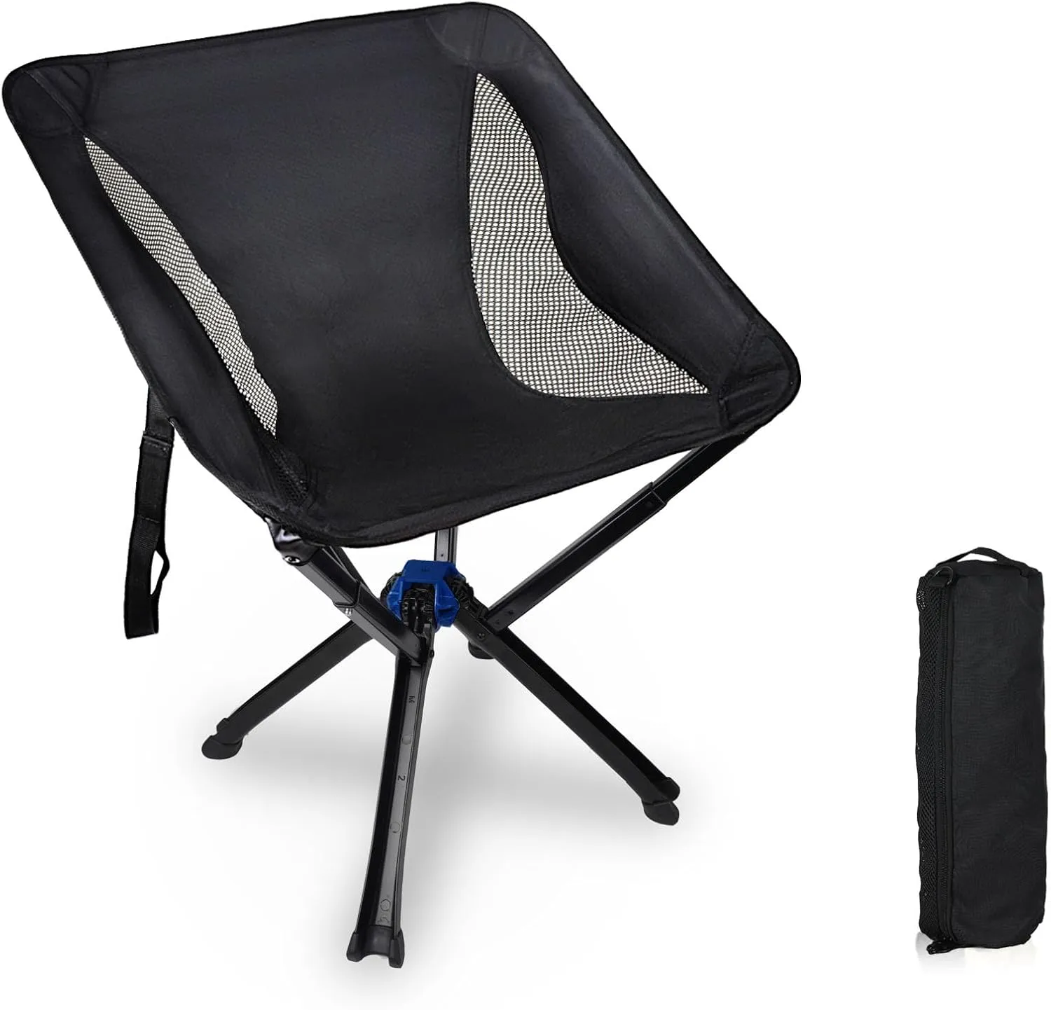 Portable Camping Chair, Folding Beach Backpacking Chair for Adults Hiking, Climbing, Picnic for Outdoor with Carry Bag.
