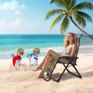 Portable Rattan Chaise Lounge Chair,Adjustable Folding with Widened Armrest