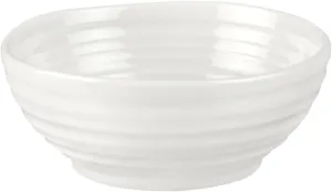 Portmeirion Sophie Conran Low Dipping Bowls | Set of 4 | Small Serving Soy Sauce Dishes | 3.25 Inch | Made from Fine Porcelain | Microwave and Dishwasher Safe