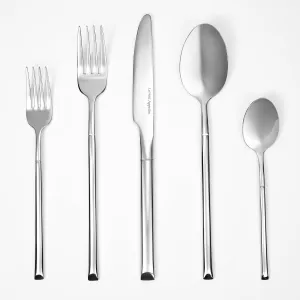 Premium 20-Piece Flatware Set for 4 | Mirror-Polished Stainless Steel Silverware Utensils | Modern Cutlery, Dishwasher Safe | Gift Package for Weddings, Housewarming Tableware