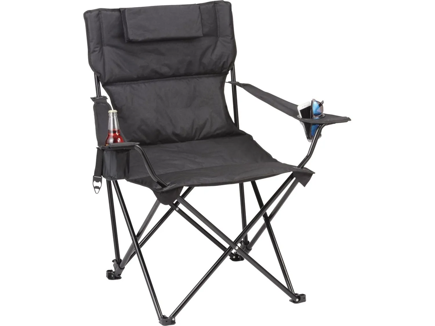 Premium Padded Foldable Outdoor Reclining Camping Chair (400lb Capacity)