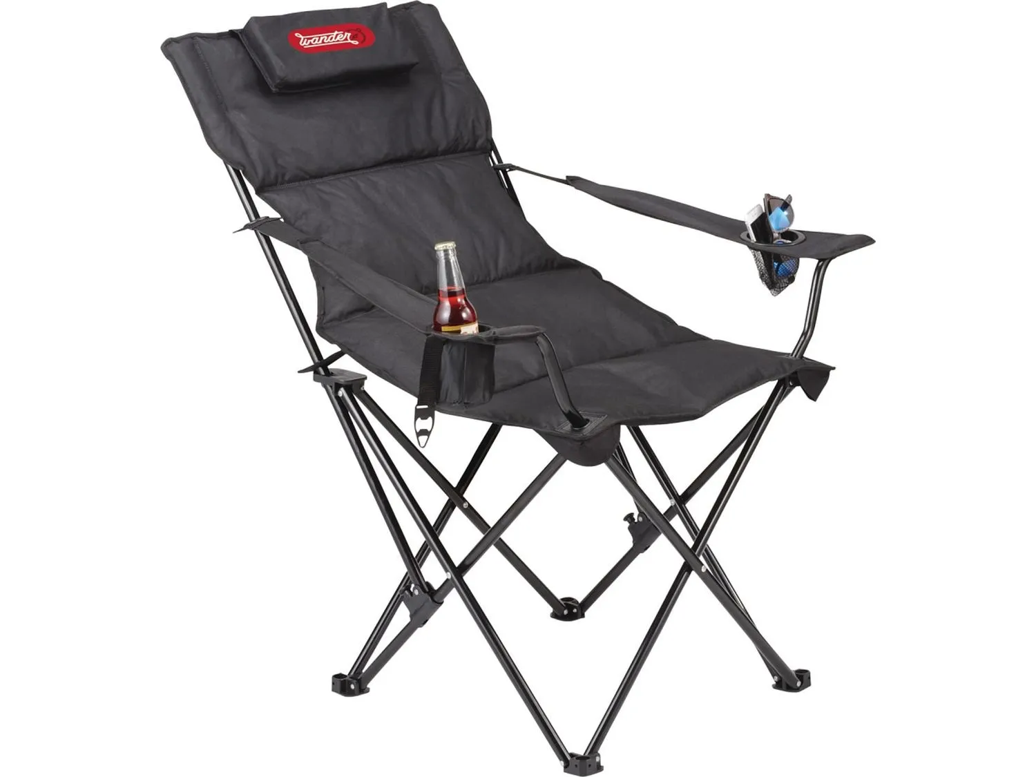 Premium Padded Foldable Outdoor Reclining Camping Chair (400lb Capacity)