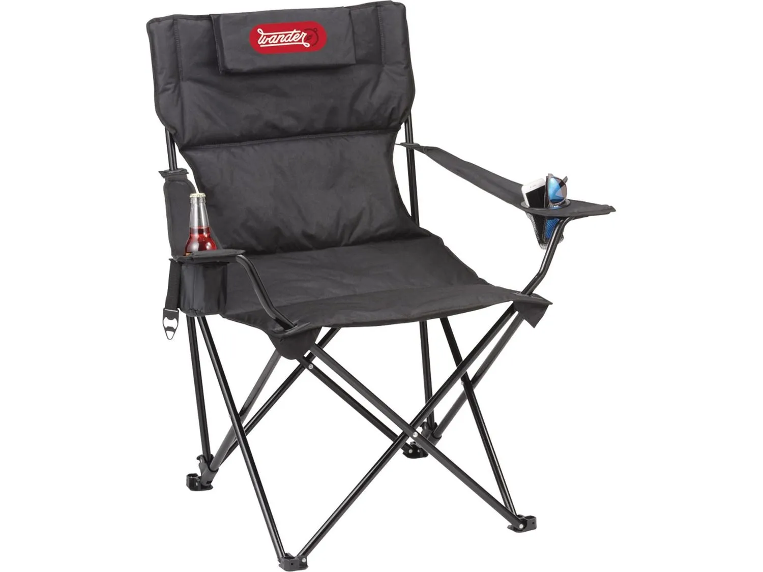Premium Padded Foldable Outdoor Reclining Camping Chair (400lb Capacity)