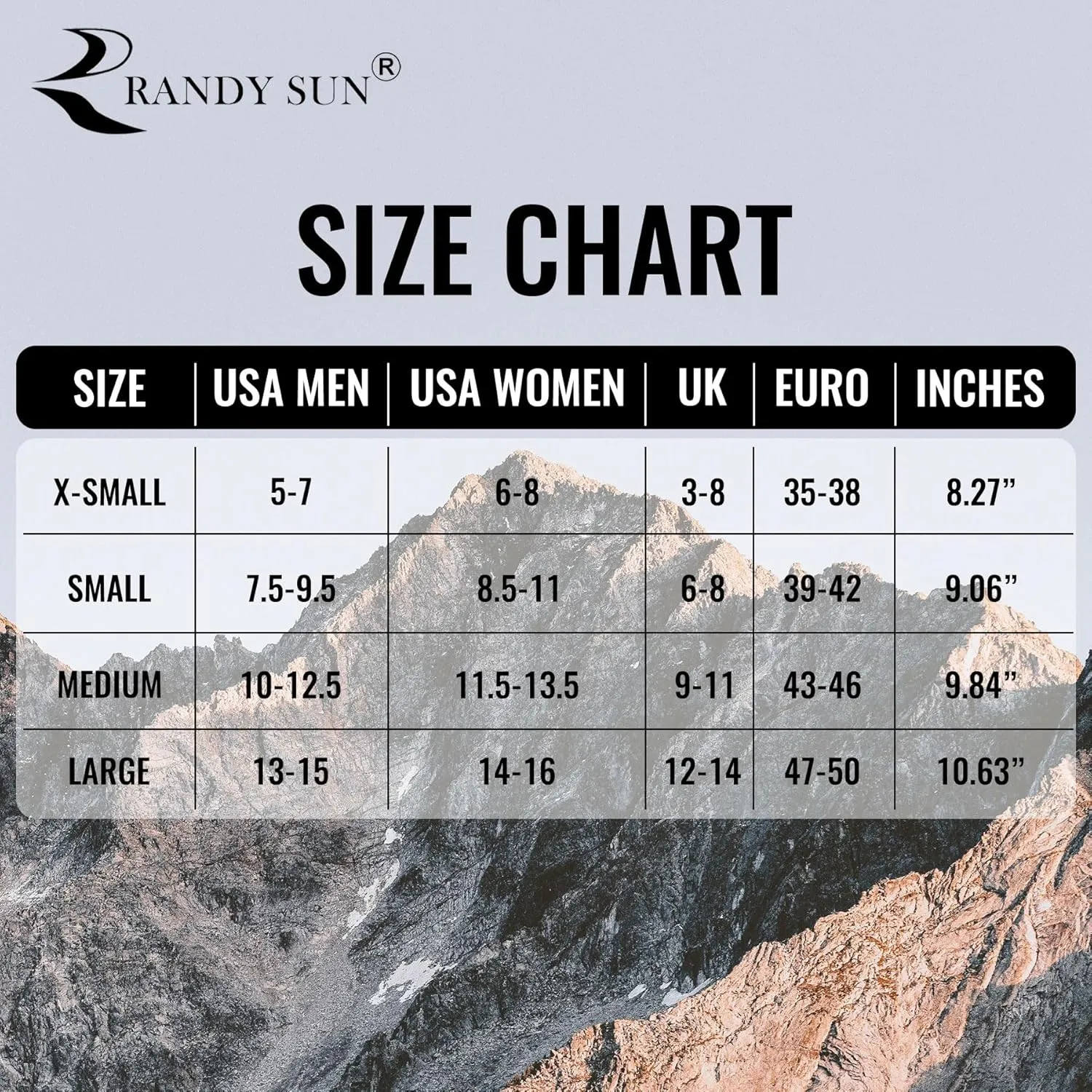 RANDY SUN Unisex Waterproof Socks 2.0 - Ultra Thin, Lightweight, Breathable for Sports Outdoor Activities