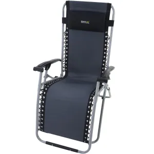 Regatta Colico Reclining Chair Blue/Grey