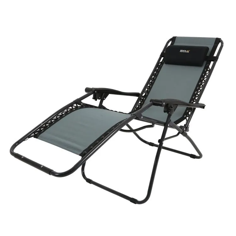 Regatta Colico Reclining Chair Blue/Grey