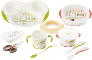 Richell Tri-Series Miffy Baby Tableware Set