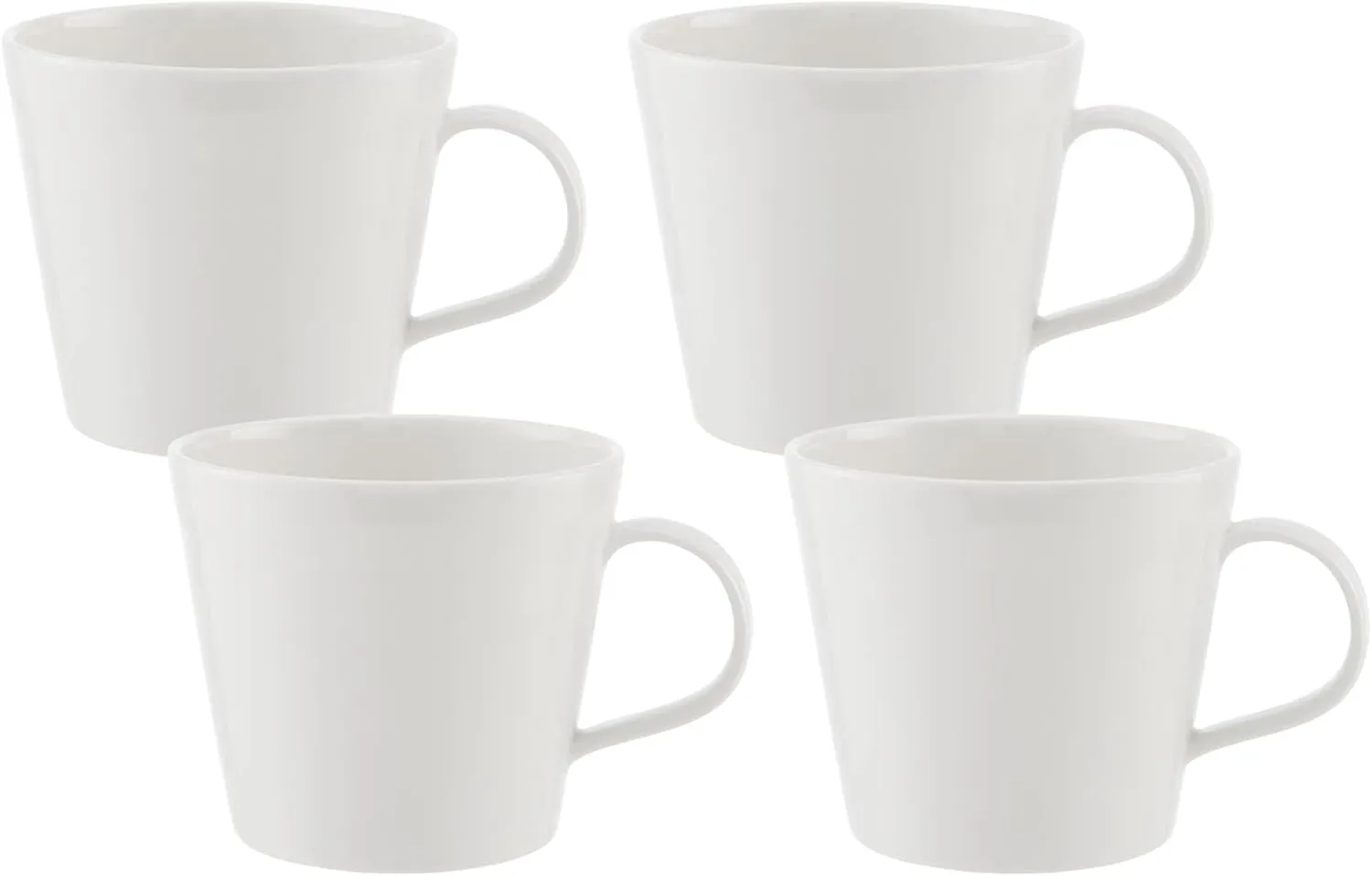 Royal Doulton 1815 Pure 13.5 OZ, Set of 4 Mugs, 13.5oz, White